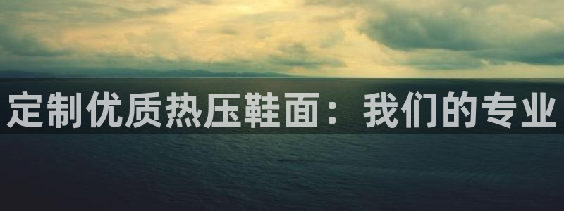 emc易倍官网登录入口：定制优质热压鞋面：我们的专业