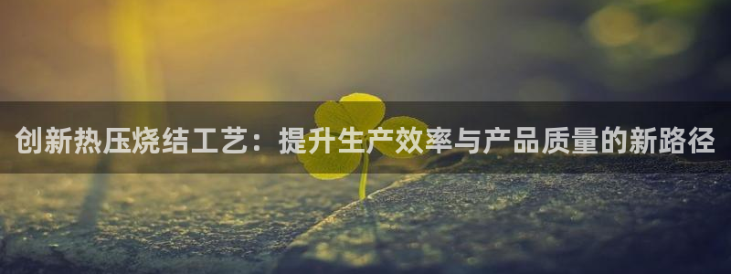 EMC易倍官方网址：创新热压烧结工艺：提升生产效率与产品