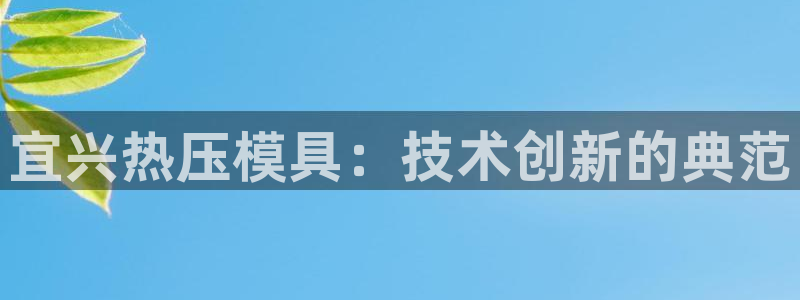 emc登录网站:宜兴热压模具:技术创新的典范