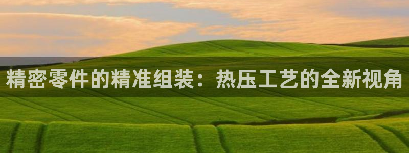 易倍单词登录平台:精密零件的精准组装:热压工艺的全新视角