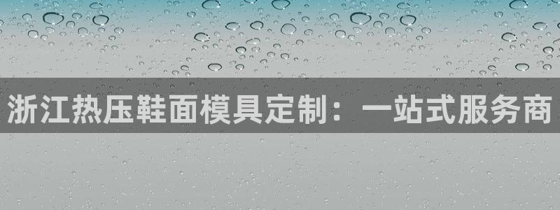 emc倍频超了:浙江热压鞋面模具定制:一站式服务商