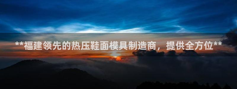 易倍康简历：**福建领先的热压鞋面模具制造商，提供全方位