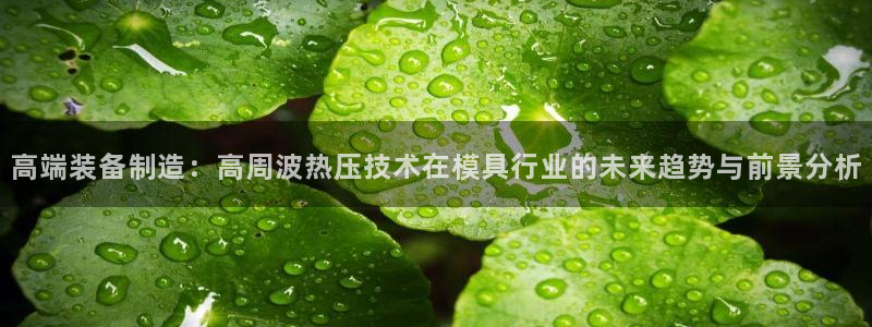 易倍单词官方网站下载：高端装备制造：高周波热压技术在模具